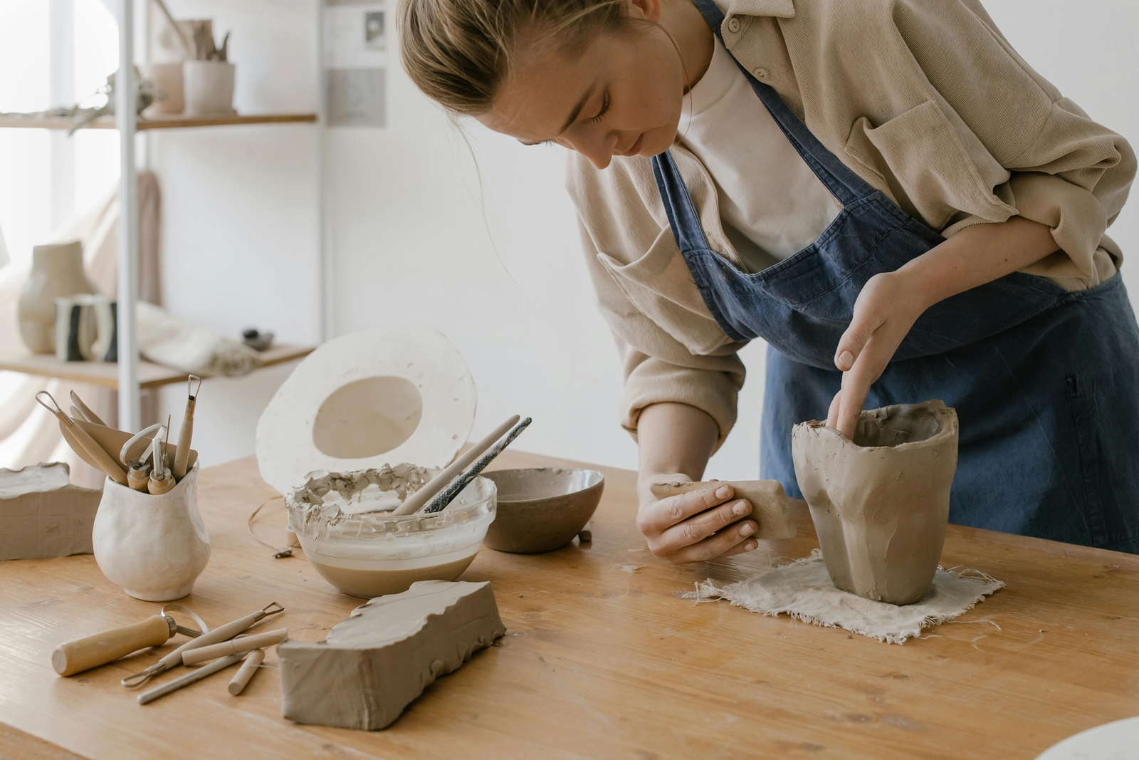 Laboratorio di ceramica a Treviso, con colazione giapponese inclusa