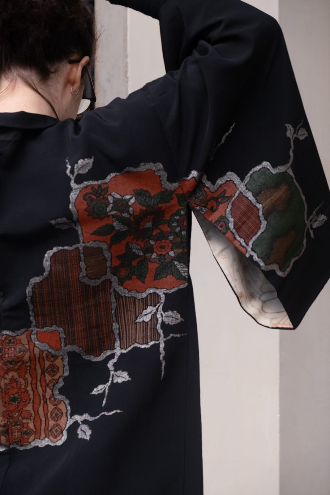 Kimono e haori Haori giapponese originale vintage in seta, in vendita a Treviso e online