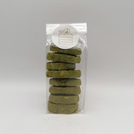 Biscotti sablè al tè matcha e cioccolato bianco - 100gr