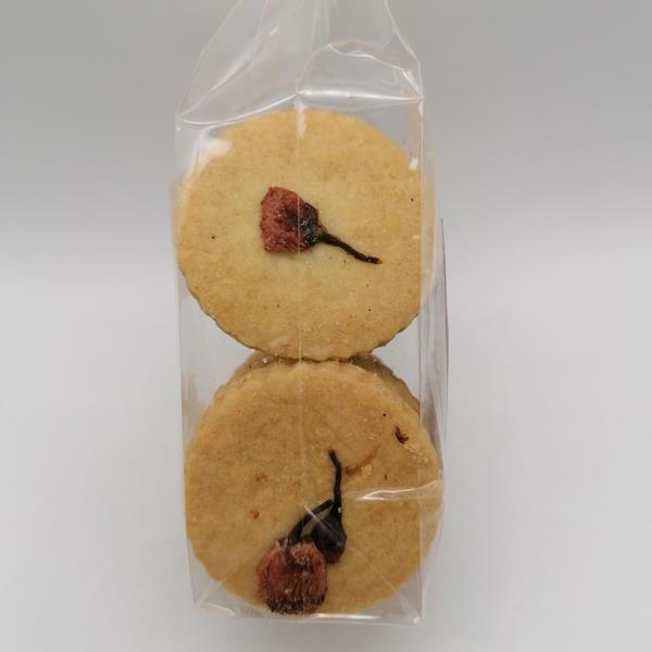 Biscotti sablè con fiori di ciliegio - 100gr - immagine 2