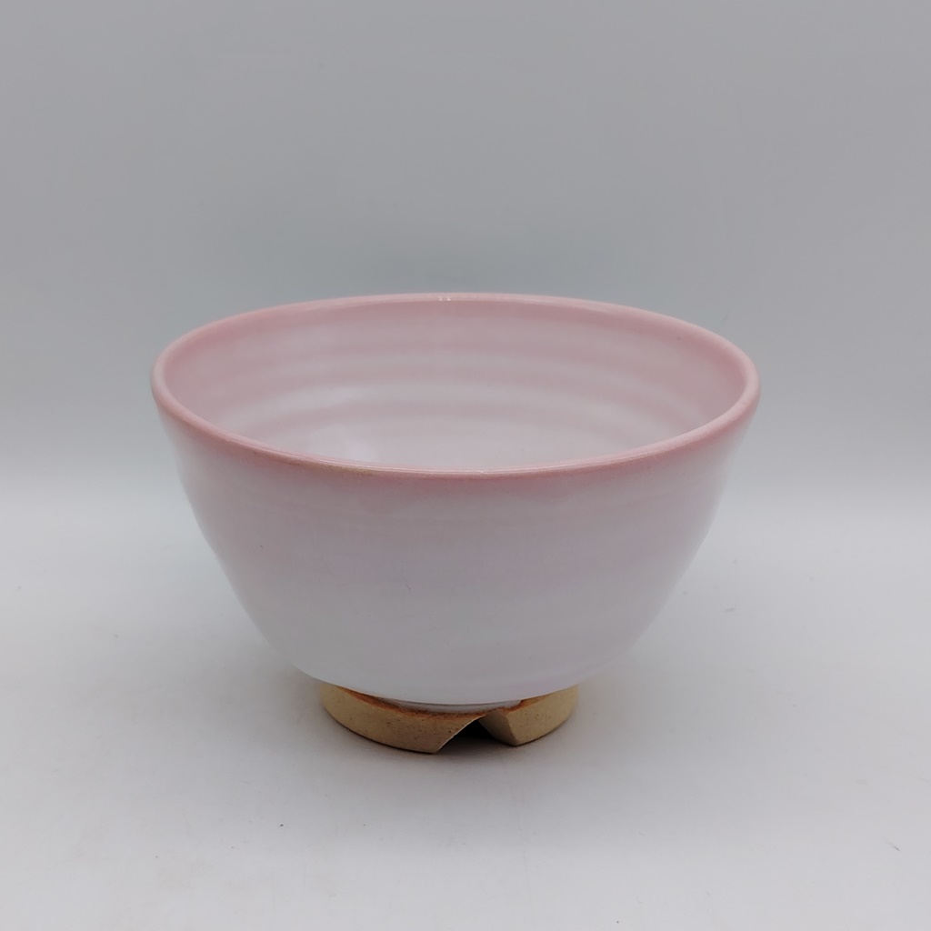 Chawan Hagi-yaki rosa del Maestro Seigan Yamane var. 2 - immagine 3