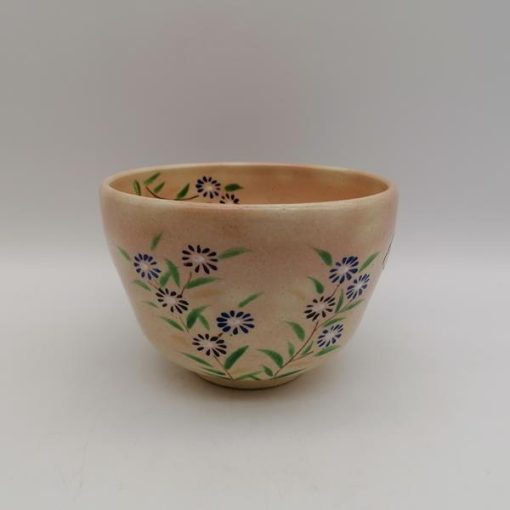 Chawan in ceramica Kyoyaki "Akikusa"