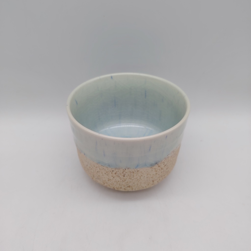 Chawan, tazza da matcha in ceramica "Aozora" - immagine 3