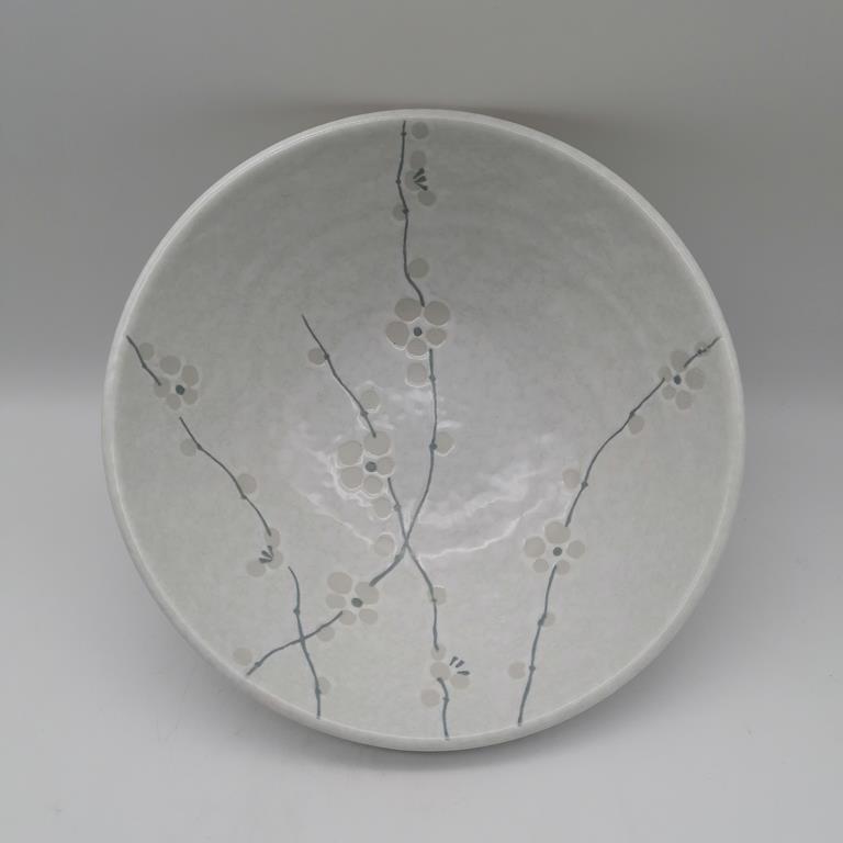 Ciotola da udon bianca con sakura - immagine 3