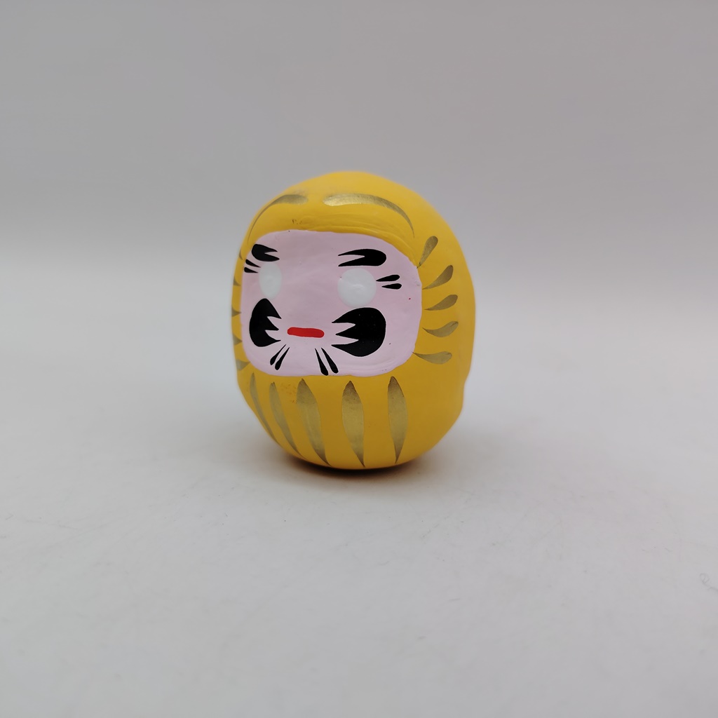 Daruma giallo 4,5cm - immagine 2