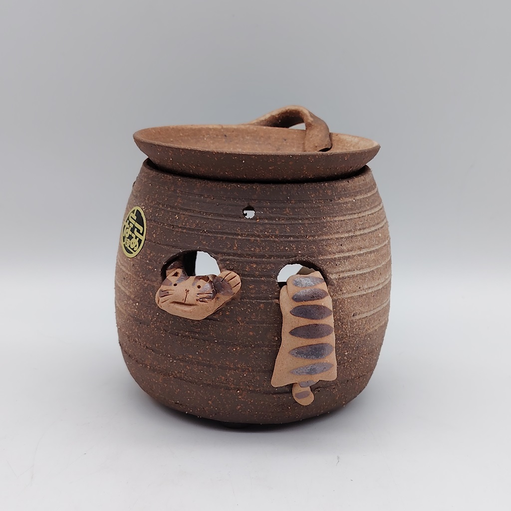 Diffusore per tè in ceramica con gattini