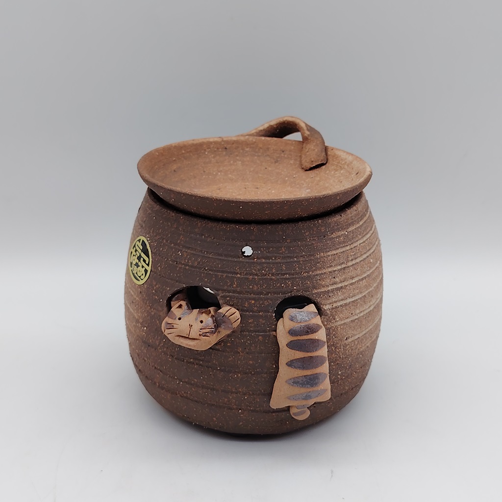 Diffusore per tè in ceramica con gattini - immagine 3