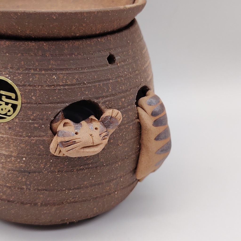 Diffusore per tè in ceramica con gattini - immagine 5