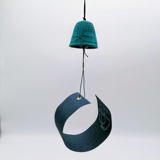 Furin giapponese Iwachu turchese 4,5cm