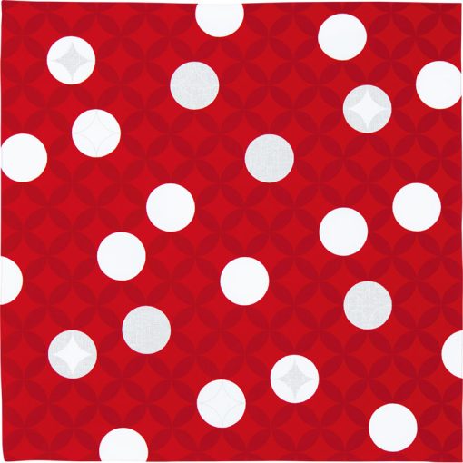 Furoshiki Hare Tsutsumi "Sette Tesori" rosso - 70cm