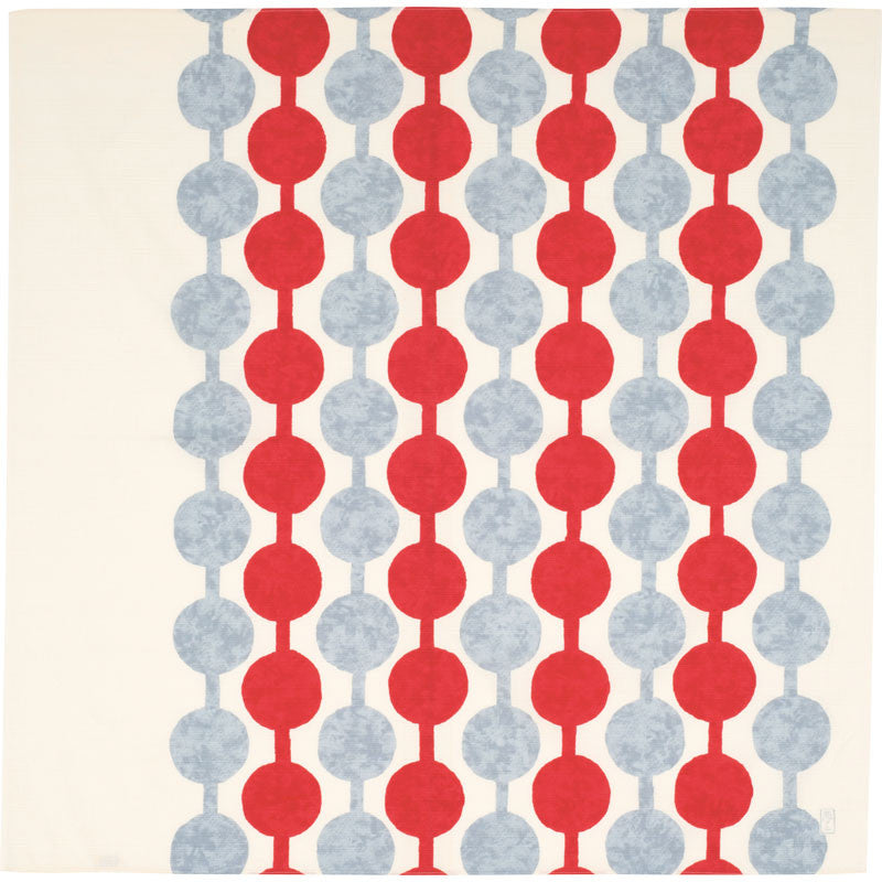 Furoshiki Yumeji Takehisa | Tsunagi-Dango rosso - 90cm