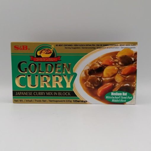 S&B Golden Curry medium hot 220gr