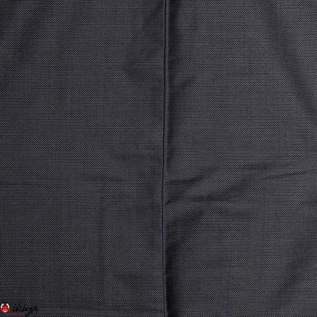 Haori da uomo in seta blu con stampa di Hiroshige - immagine 5