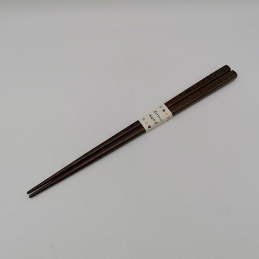 Hashi, bacchette giapponesi in legno scuro naturale