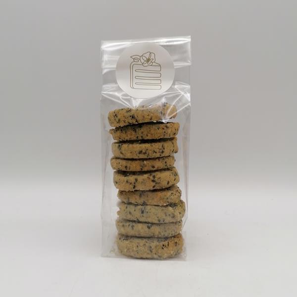 Biscotti sablè al sesamo nero - 100gr