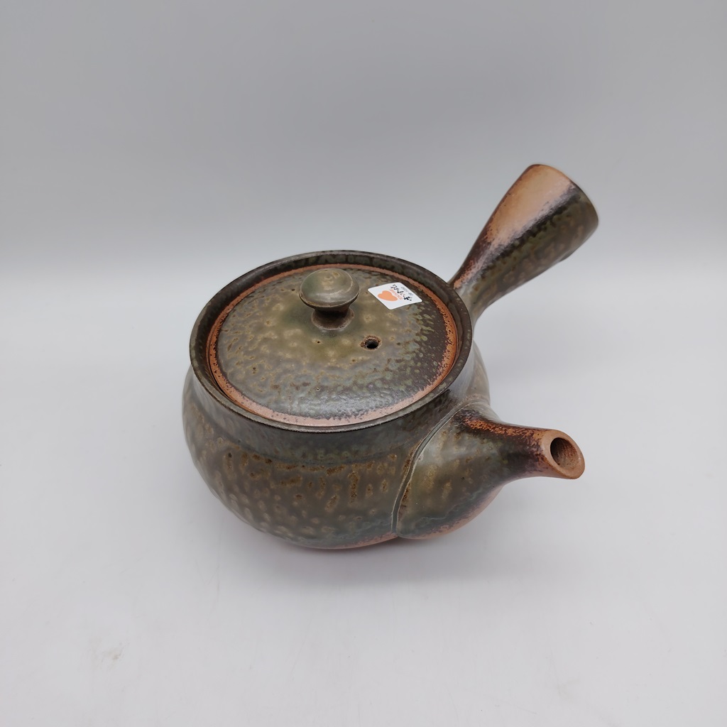Kyusu "Isshin" verde/terra - 350ml - immagine 2