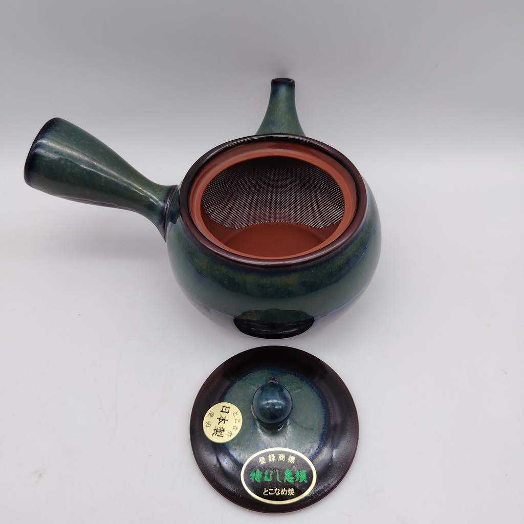Kyusu in ceramica blu - 350ml - immagine 6