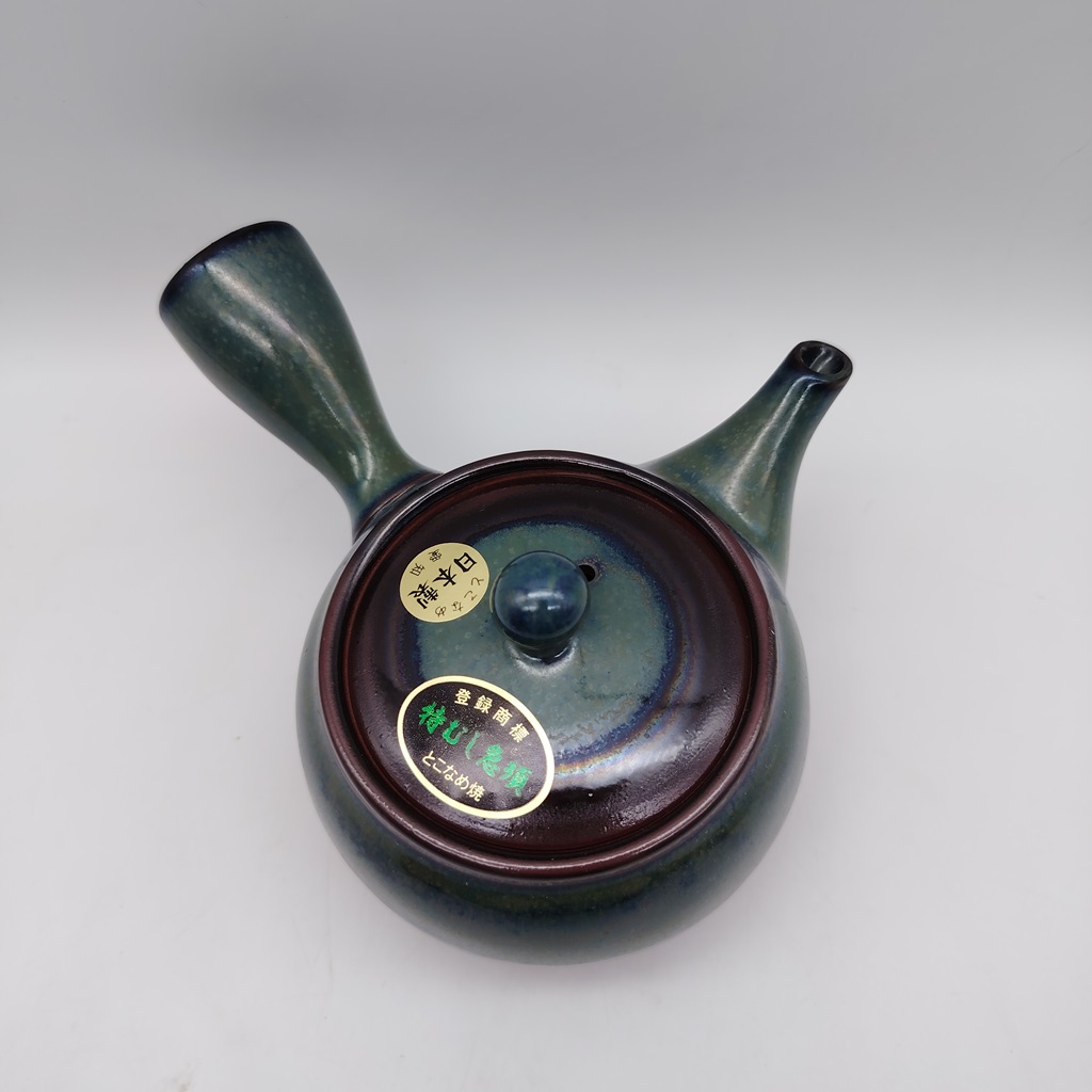 Kyusu in ceramica blu - 350ml - immagine 2