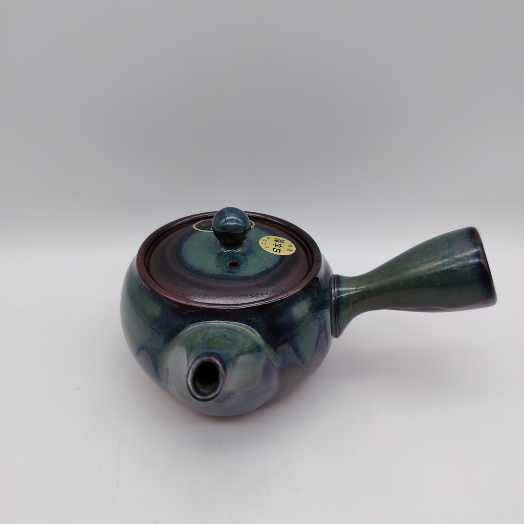 Kyusu in ceramica blu - 350ml - immagine 3