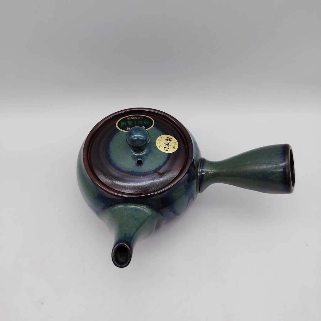 Kyusu in ceramica blu - 350ml - immagine 4