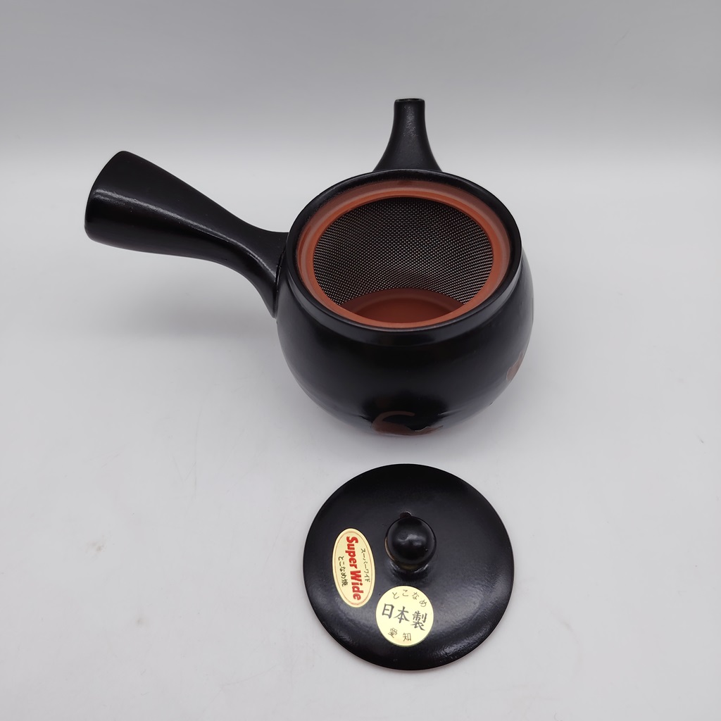 Kyusu nera con gattini - 270ml - immagine 3