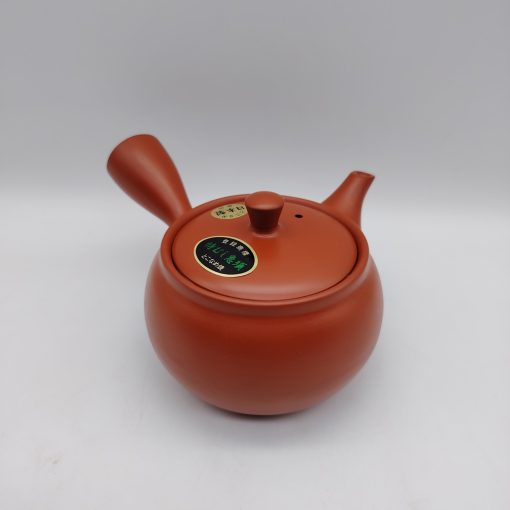 Kyusu tonda in ceramica rossa - 360ml