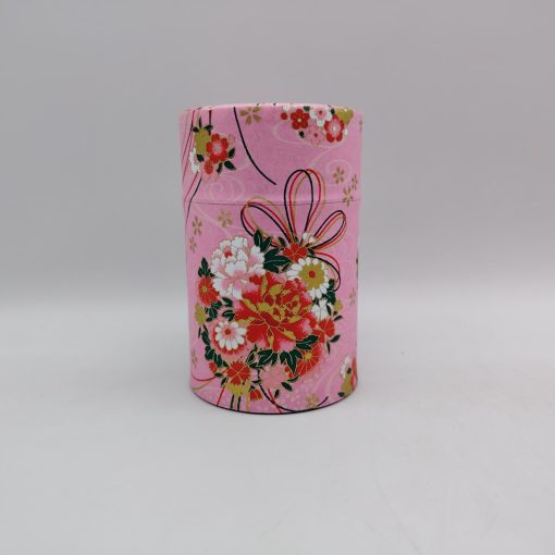 Porta tè in carta washi M - rosa con Kusudama