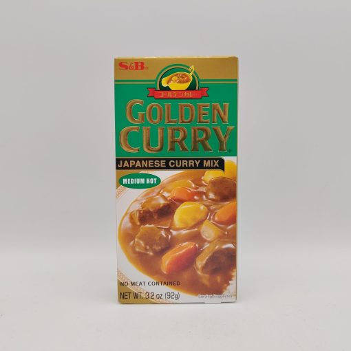 S&B Golden Curry Mix – piccantezza media, 92g