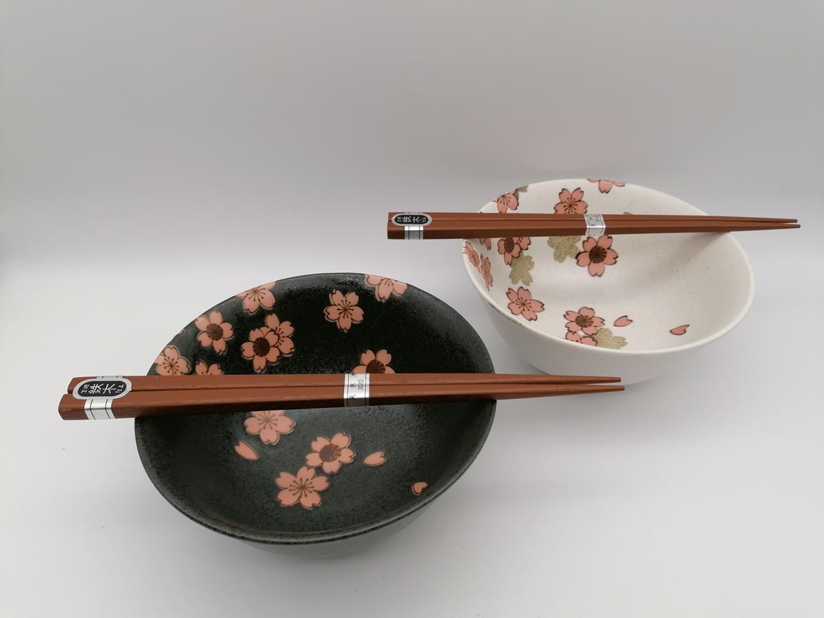 Set ciotole da domburi Sakura Black&White - immagine 6