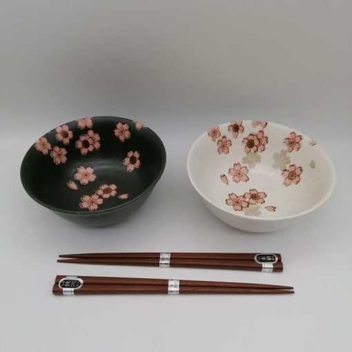 Set ciotole da domburi Sakura Black&White