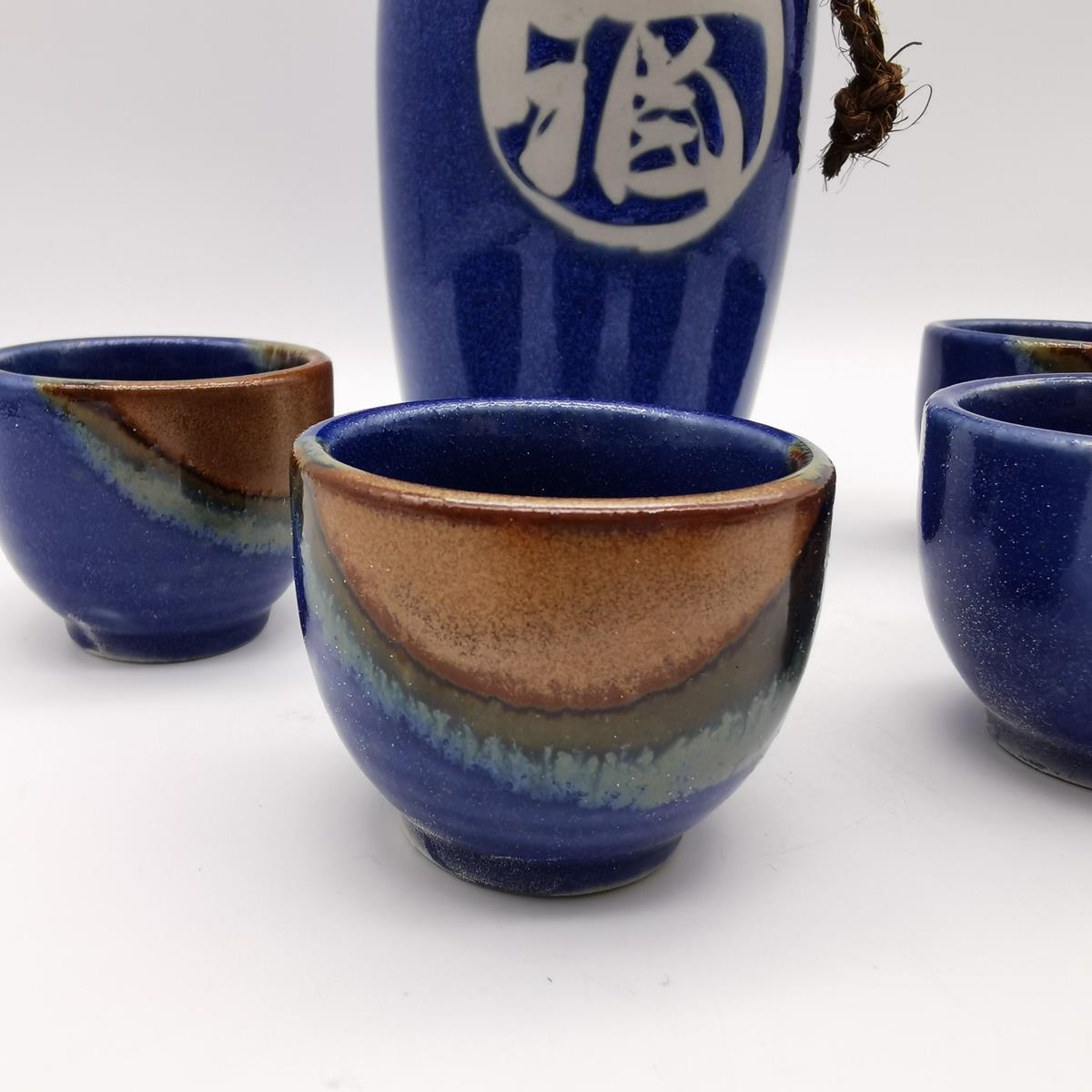 Set da sake blu/marrone - immagine 2