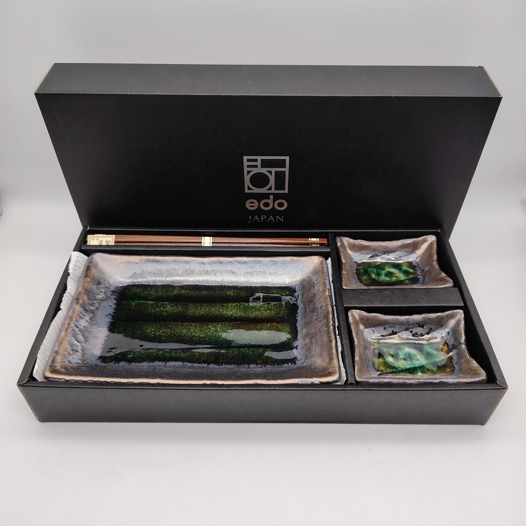 Set da sushi per 2 persone bronzo/verde - immagine 6