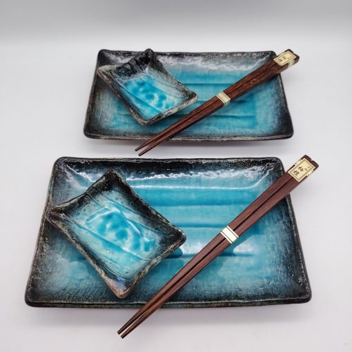 Set da sushi per 2 persone turchese