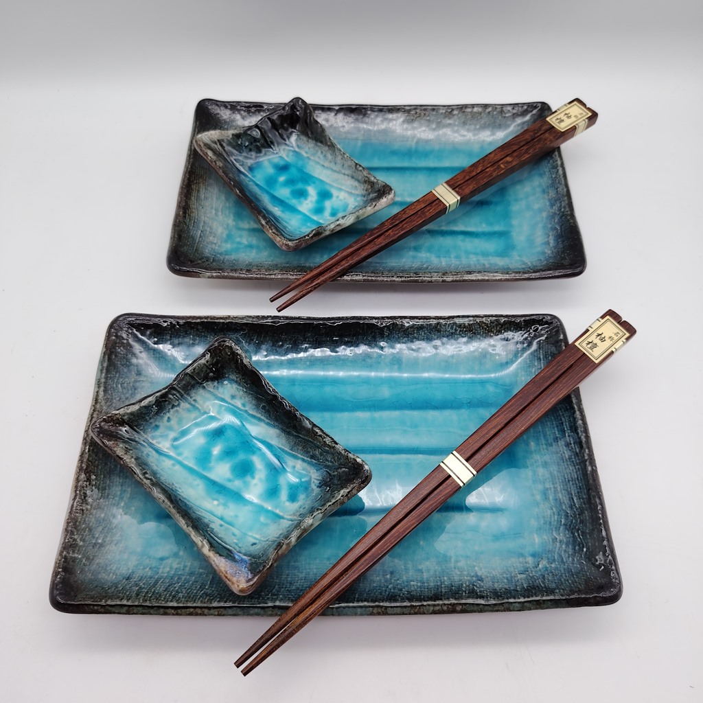 Set da sushi per 2 persone turchese