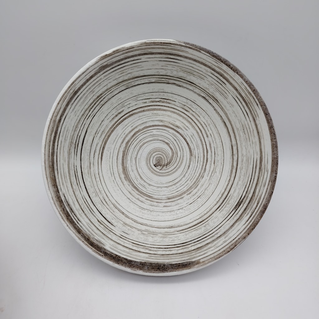 Set di due ciotole da ramen bianco/nero con spirali - immagine 2