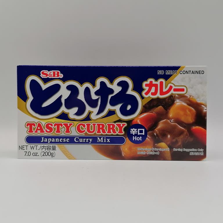 S&B Tasty curry hot 200gr.