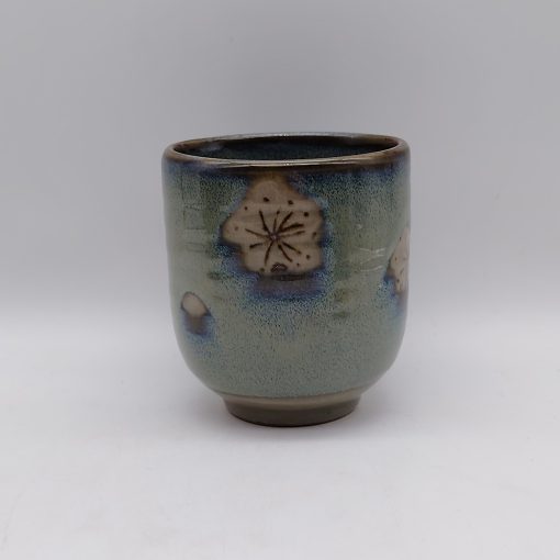 Tazza da tè - Azzurra con fiori di pruno