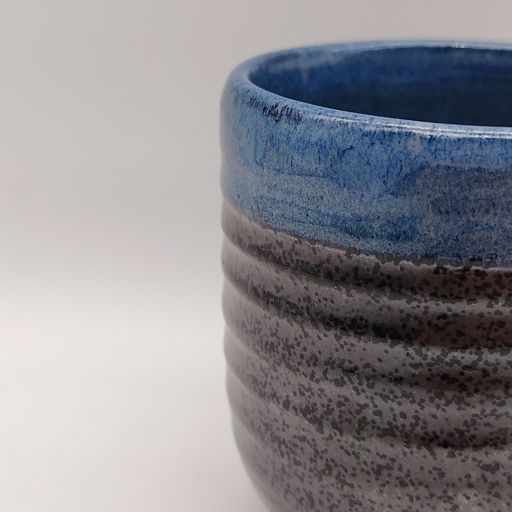 Tazza da tè - Nera e blu - immagine 3