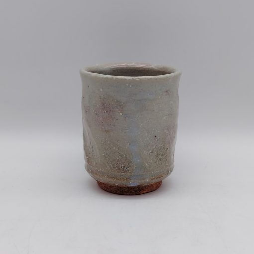 Tazza da tè in ceramica di Hagi con sfumature grigio-rosa