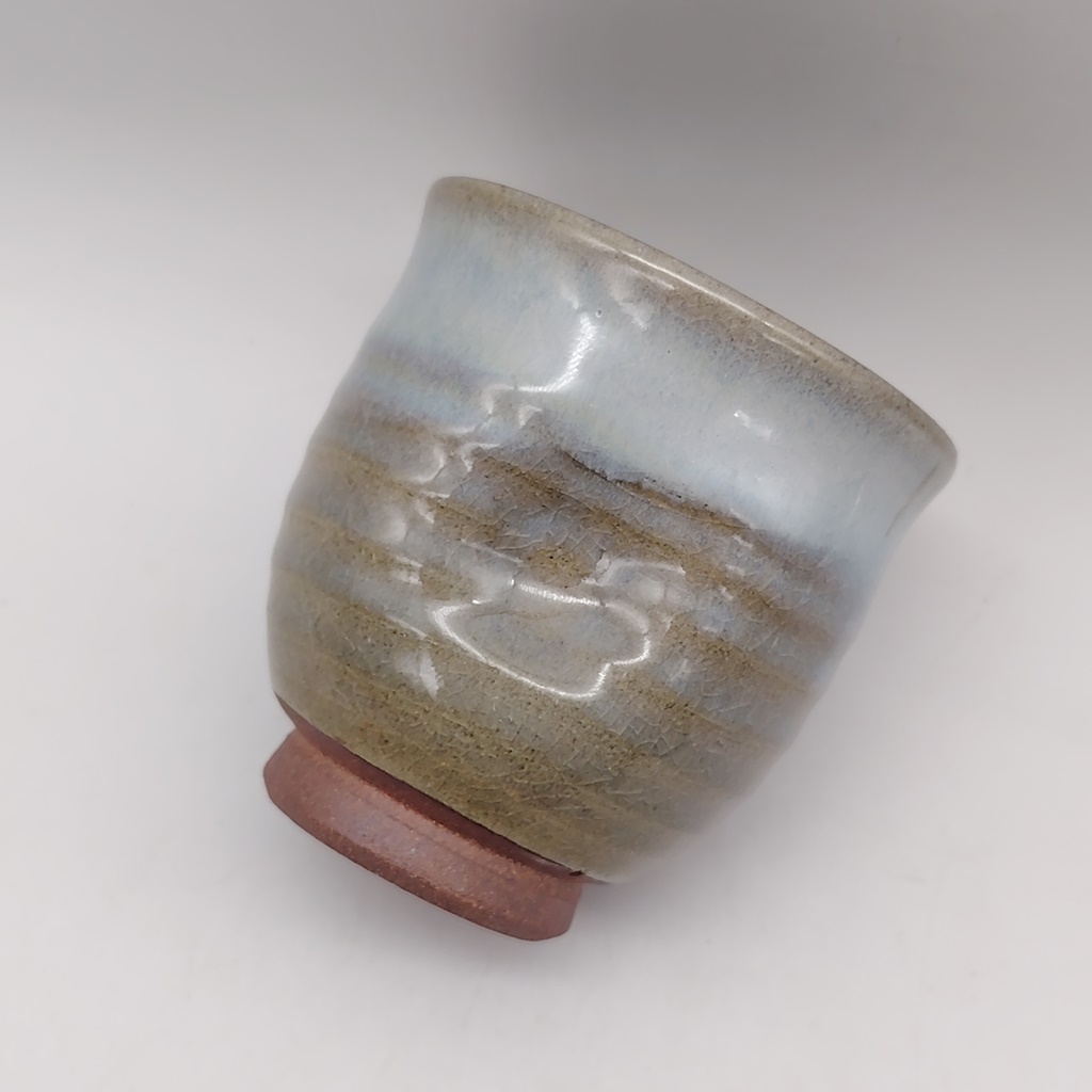 Tazza in ceramica Hagi-yaki artigianale n.68 - immagine 4