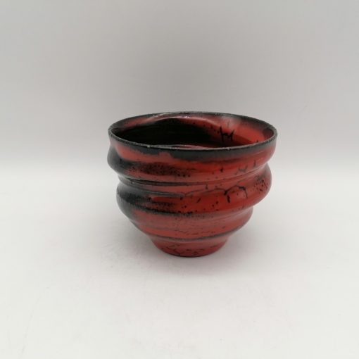 Tazza in ceramica artigianale da Kyoto "Ninshu Noble Red"
