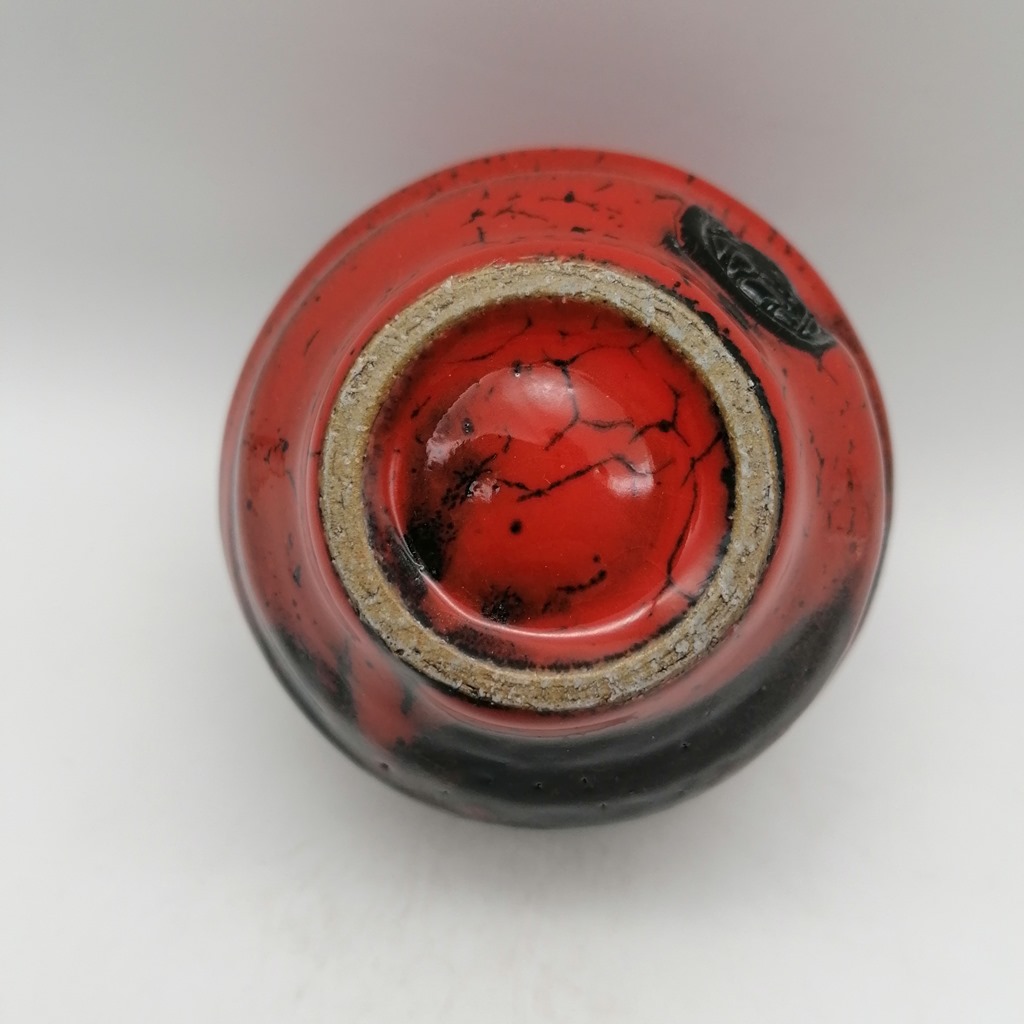 Tazza in ceramica artigianale da Kyoto "Ninshu Noble Red" - immagine 5