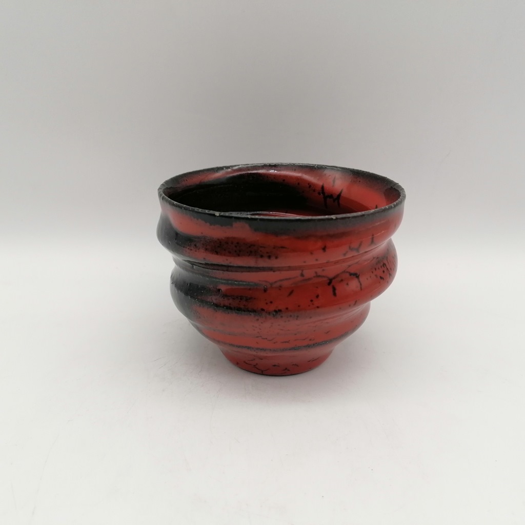 Tazza in ceramica artigianale da Kyoto "Ninshu Noble Red"