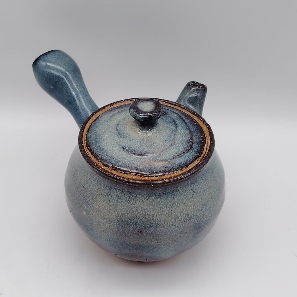 Teiera in ceramica di Hagi "aohagi" di Seigan Yamane - 420ml - immagine 3