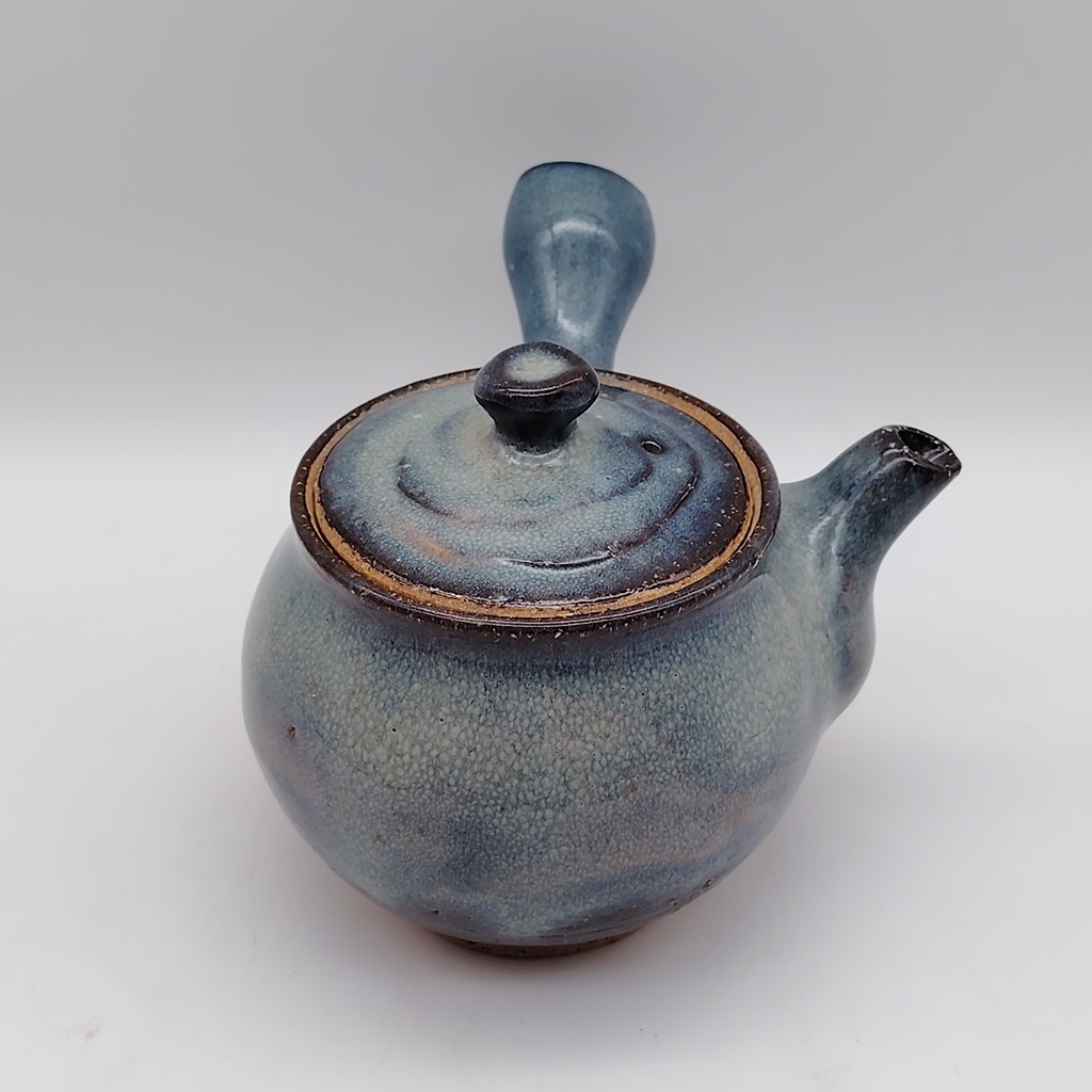 Teiera in ceramica di Hagi "aohagi" di Seigan Yamane - 420ml - immagine 4