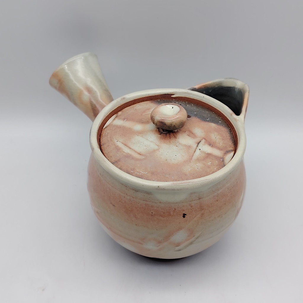 Teiera in ceramica di Hagi del Maestro Yuuka Matsuo - 630ml - immagine 3