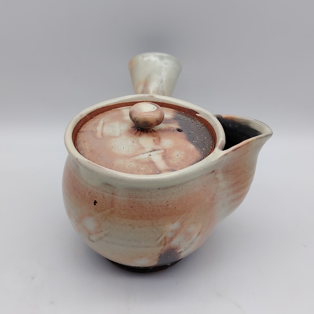 Teiera in ceramica di Hagi del Maestro Yuuka Matsuo - 630ml - immagine 4