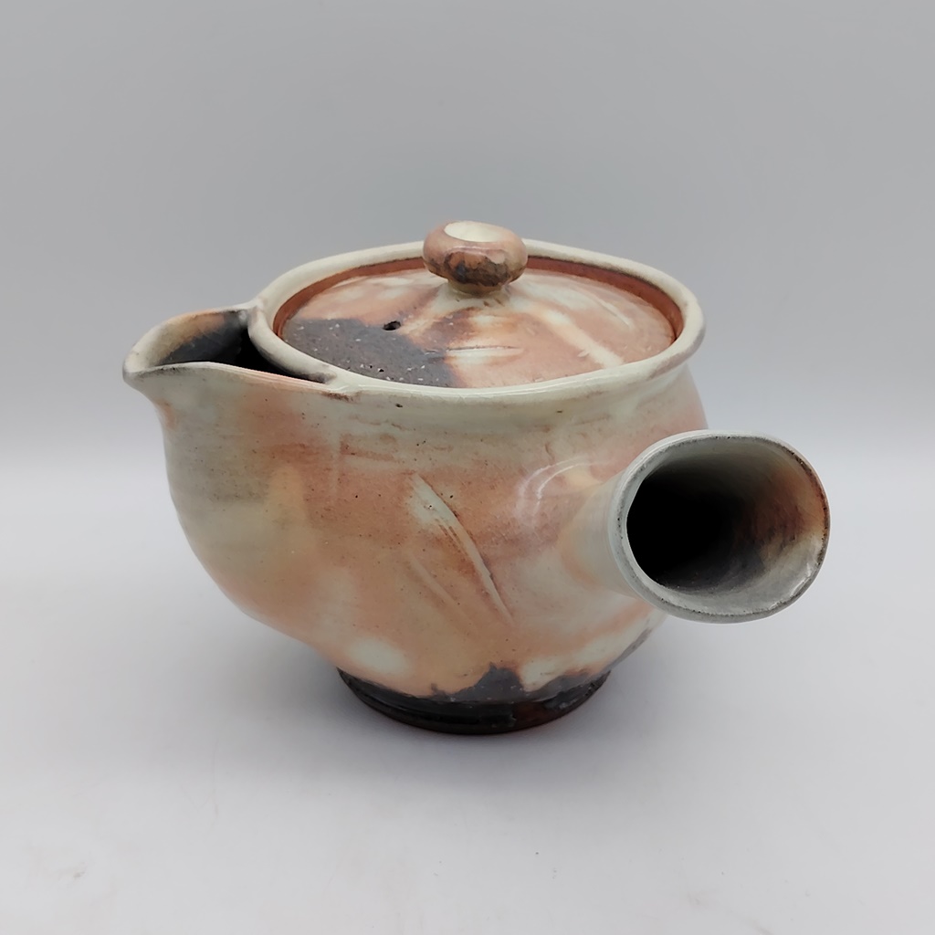 Teiera in ceramica di Hagi del Maestro Yuuka Matsuo - 630ml - immagine 5