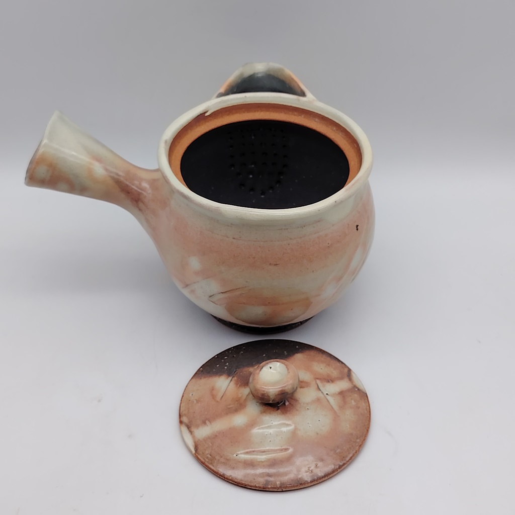 Teiera in ceramica di Hagi del Maestro Yuuka Matsuo - 630ml - immagine 6