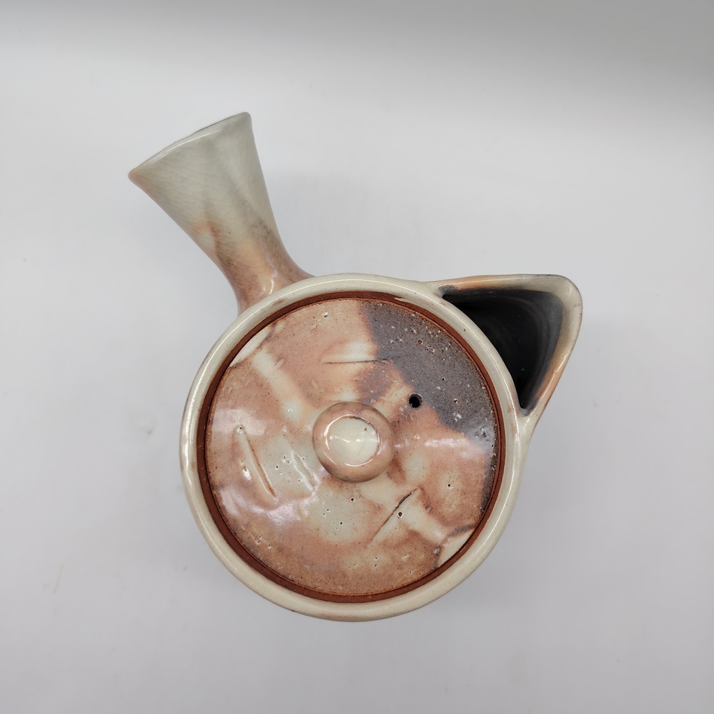 Teiera in ceramica di Hagi del Maestro Yuuka Matsuo - 630ml - immagine 8